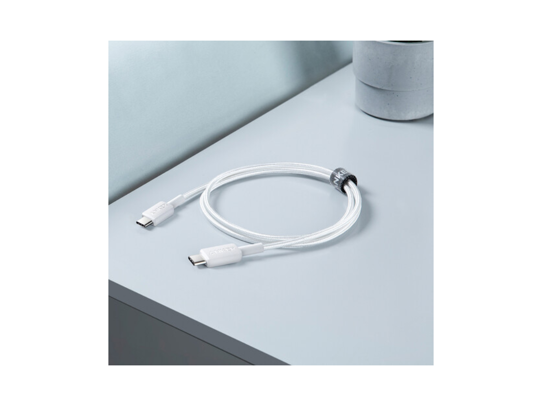 Anker 322 3 ft Braided USB‑C to USB‑C Cable – 60 W Fast Charging Anker 322 3 ft Braided USB‑C to USB‑C Cable – 60 W Fast Charging
